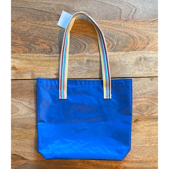 Nordstrom Handbags - Blue Tote with Rainbow Straps